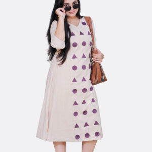 A-Line Geometry Trendy Kurti  (AS2409)